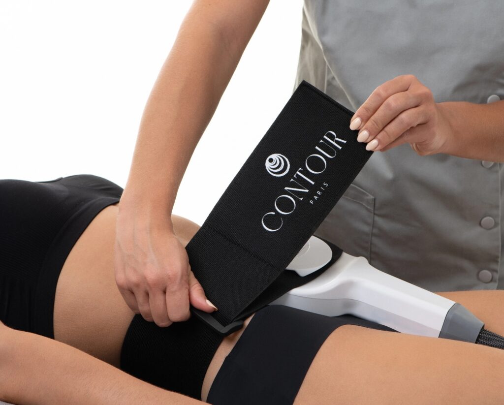 Soin électrostimulation femme ventre
