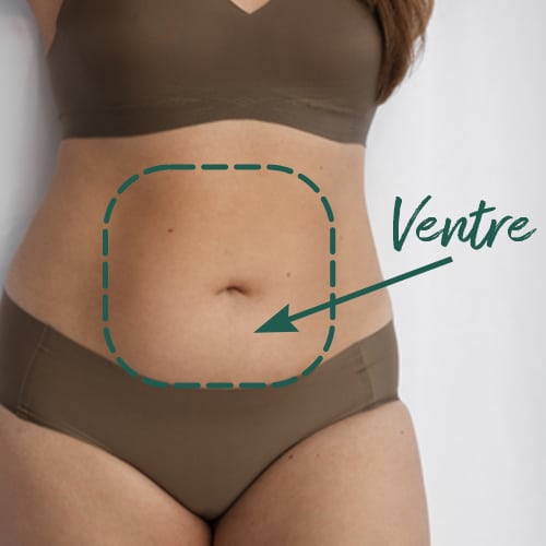 ventre femme entourer